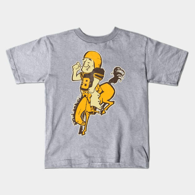 Denver Retro Fan Art Mascot Kids T-Shirt by darklordpug